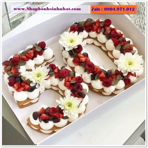 Bánh Sinh Nhật Chữ Cái & Số - RP45